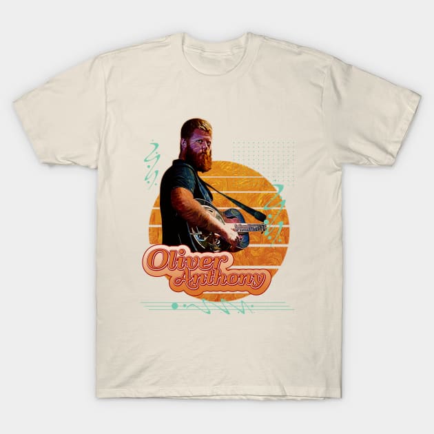 Oliver anthony \\ Retro Art T-Shirt by Nana On Here